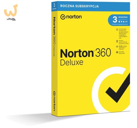 Norton 360 Deluxe 3D/12M BOX (NIE WYMAGA KARTY) Norton 360 Deluxe 3D/12M BOX (NIE WYMAGA KARTY)