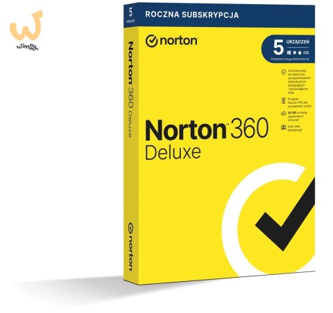 Norton 360 Deluxe 5D/12M BOX (NIE WYMAGA KARTY) Norton 360 Deluxe 5D/12M BOX (NIE WYMAGA KARTY)