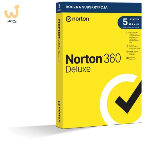 Norton 360 Deluxe 5D/12M ESD (NIE WYMAGA KARTY) Norton 360 Deluxe 5D/12M ESD (NIE WYMAGA KARTY)