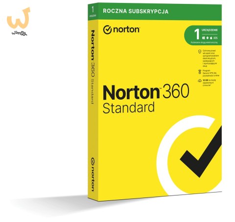 Norton 360 Standard 1D/12M ESD ( NIE WYMAGA KARTY) Norton 360 Standard 1D/12M ESD ( NIE WYMAGA KARTY)