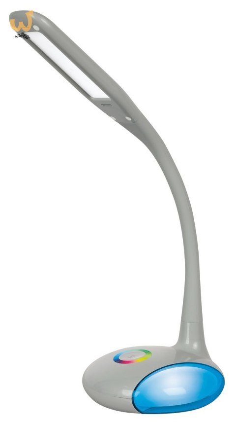 Nowoczesna lampka na biurko wielokolorowa RGB LED Activejet VENUS RGB szara z funkcją oświetlenia nocnego Nowoczesna lampka na biurko wielokolorowa RGB LED Activejet VENUS RGB szara z funkcją oświetlenia nocnego