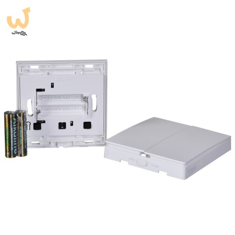 TP-Link Tapo S220 WYŁĄCZNIK światła Smart Wifi (jednobiegunowy, podwójny, biały) TP-Link Tapo S220 WYŁĄCZNIK światła Smart Wifi (jednobiegunowy, podwójny, biały)