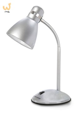 ESPERANZA LAMPKA BIURKOWA E27 ALKES SREBRNA ELD113S