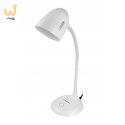 ESPERANZA LAMPKA BIURKOWA E27 ELECTRA BIAŁA ELD110W