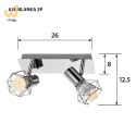 Listwa Activejet AJE-BLANKA 2P (80 W; E14 x 2)