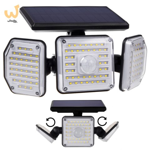 MACLEAN SOLARNA LAMPA LED Z CZUJNIKIEM RUCHU IP65 4W 3 TRYBY PRACY MCE615 MACLEAN SOLARNA LAMPA LED Z CZUJNIKIEM RUCHU IP65 4W 3 TRYBY PRACY MCE615