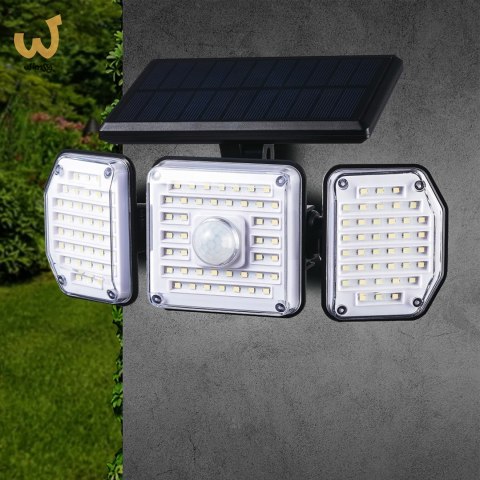 MACLEAN SOLARNA LAMPA LED Z CZUJNIKIEM RUCHU IP65 4W 3 TRYBY PRACY MCE615 MACLEAN SOLARNA LAMPA LED Z CZUJNIKIEM RUCHU IP65 4W 3 TRYBY PRACY MCE615