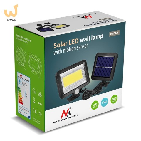 MACLEAN SOLARNY NAŚWIETLACZ LED Z CZUJNIKIEM MCE438 MACLEAN SOLARNY NAŚWIETLACZ LED Z CZUJNIKIEM MCE438
