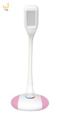 Nowoczesna lampka na biurko wielokolorowa RGB LED Activejet VENUS RGB biała z funkcją oświetlenia nocnego