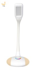 Nowoczesna lampka na biurko wielokolorowa RGB LED Activejet VENUS RGB biała z funkcją oświetlenia nocnego