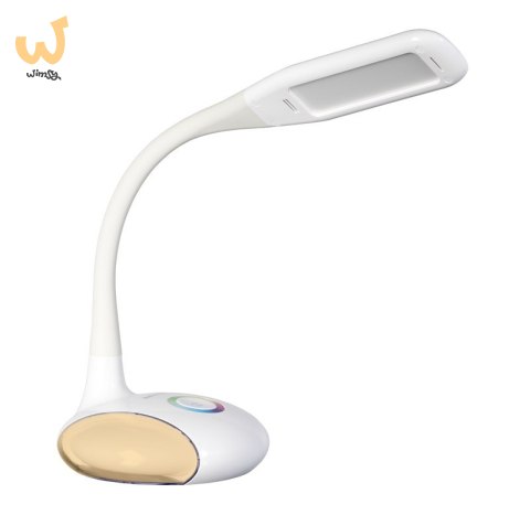 Nowoczesna lampka na biurko wielokolorowa RGB LED Activejet VENUS RGB biała z funkcją oświetlenia nocnego Nowoczesna lampka na biurko wielokolorowa RGB LED Activejet VENUS RGB biała z funkcją oświetlenia nocnego
