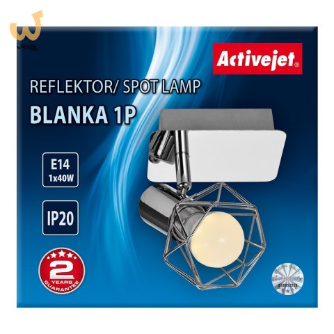 Reflektor Activejet AJE-BLANKA 1P (40 W; E14) Reflektor Activejet AJE-BLANKA 1P (40 W; E14)