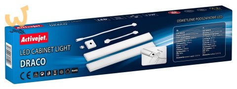 Zestaw lamp podszafkowych LED Activejet AJE-DRACO Zestaw lamp podszafkowych LED Activejet AJE-DRACO