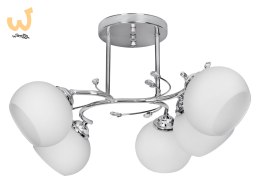 Żyrandol klasyczna lampa sufitowa wisząca Activejet IRMA Nikiel 5xE27 do salonu