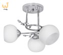 Żyrandol klasyczna lampa sufitowa wisząca Activejet IRMA Nikiel potrójna 3xE27 do salonu