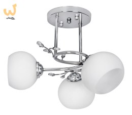 Żyrandol klasyczna lampa sufitowa wisząca Activejet IRMA Nikiel potrójna 3xE27 do salonu