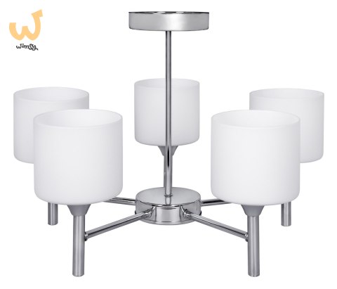Żyrandol klasyczna lampa sufitowa wisząca Activejet MIRA Chrom 5xE27 do salonu Żyrandol klasyczna lampa sufitowa wisząca Activejet MIRA Chrom 5xE27 do salonu