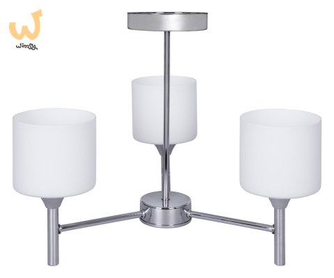 Żyrandol klasyczna lampa sufitowa wisząca Activejet MIRA Chrom potrójna 3xE27 do salonu Żyrandol klasyczna lampa sufitowa wisząca Activejet MIRA Chrom potrójna 3xE27 do salonu