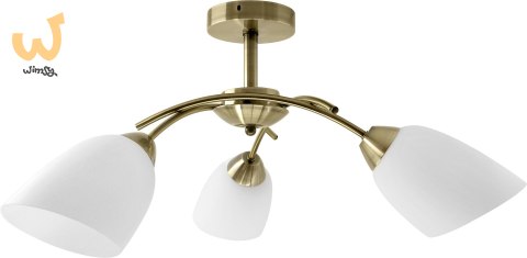 Żyrandol klasyczna lampa sufitowa wisząca Activejet NIKITA Patyna potrójna 3xE27 do salonu Żyrandol klasyczna lampa sufitowa wisząca Activejet NIKITA Patyna potrójna 3xE27 do salonu