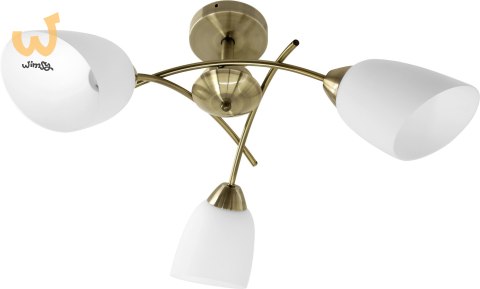 Żyrandol klasyczna lampa sufitowa wisząca Activejet NIKITA Patyna potrójna 3xE27 do salonu Żyrandol klasyczna lampa sufitowa wisząca Activejet NIKITA Patyna potrójna 3xE27 do salonu