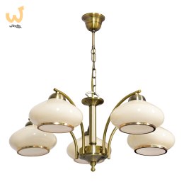 Żyrandol klasyczna lampa sufitowa wisząca Activejet RITA Patyna 5xE27 do salonu