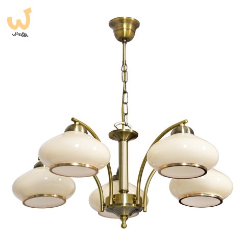 Żyrandol klasyczna lampa sufitowa wisząca Activejet RITA Patyna 5xE27 do salonu Żyrandol klasyczna lampa sufitowa wisząca Activejet RITA Patyna 5xE27 do salonu
