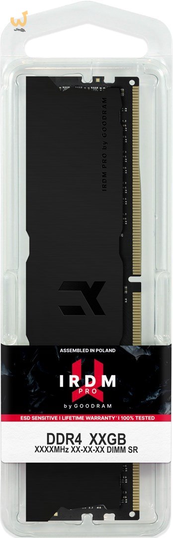 GOODRAM DDR4 IRP-K3600D4V64L18/32GDC 32GB Dual Channel 3600MHz 18-22-22 Deep Black GOODRAM DDR4 IRP-K3600D4V64L18/32GDC 32GB Dual Channel 3600MHz 18-22-22 Deep Black
