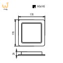 MACLEAN PANEL LED SUFITOWY PODTY SLIM 18W MCE374 S