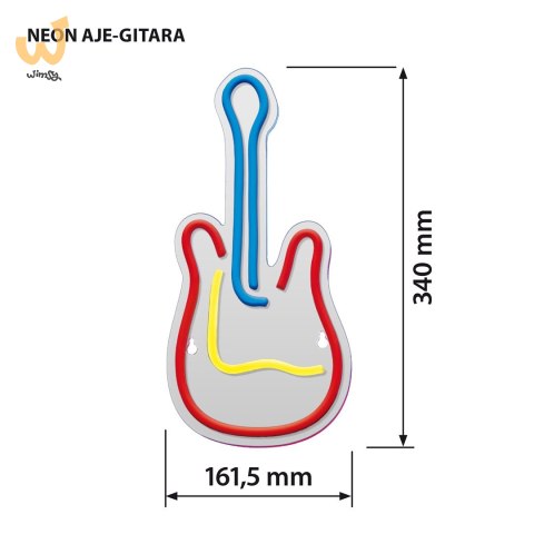 Neon LED Activejet AJE-NEON GITARA Neon LED Activejet AJE-NEON GITARA