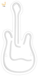 Neon LED Activejet AJE-NEON GITARA