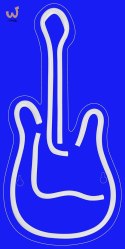 Neon LED Activejet AJE-NEON GITARA