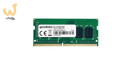 Pamięć GoodRam (DDR4 SO-DIMM; 1 x 16 GB; 2666 MHz; CL19) Pamięć GoodRam (DDR4 SO-DIMM; 1 x 16 GB; 2666 MHz; CL19)