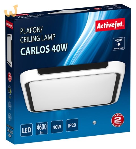 Plafon LED Activejet AJE-CARLOS 40W Plafon LED Activejet AJE-CARLOS 40W