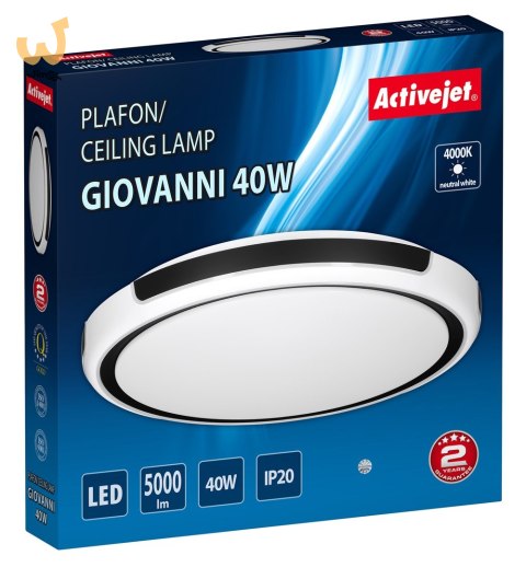 Plafon LED Activejet AJE-GIOVANNI 40W Plafon LED Activejet AJE-GIOVANNI 40W