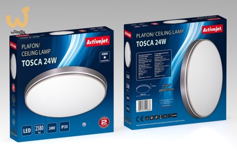 Plafon LED Activejet AJE-TOSCA 24W Plafon LED Activejet AJE-TOSCA 24W