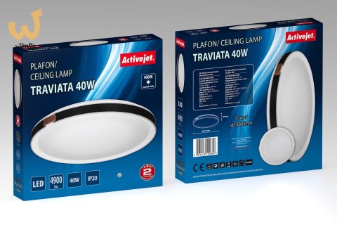 Plafon LED Activejet AJE-TRAVIATA 40W Plafon LED Activejet AJE-TRAVIATA 40W