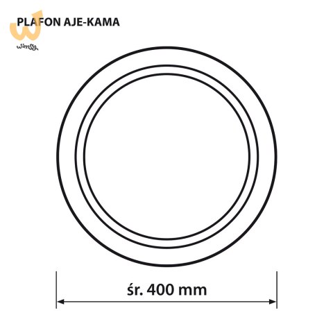 Plafon sufitowy LED Activejet AJE-KAMA 24W Plafon sufitowy LED Activejet AJE-KAMA 24W