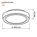 Plafon sufitowy LED Activejet AJE-KAMA 24W