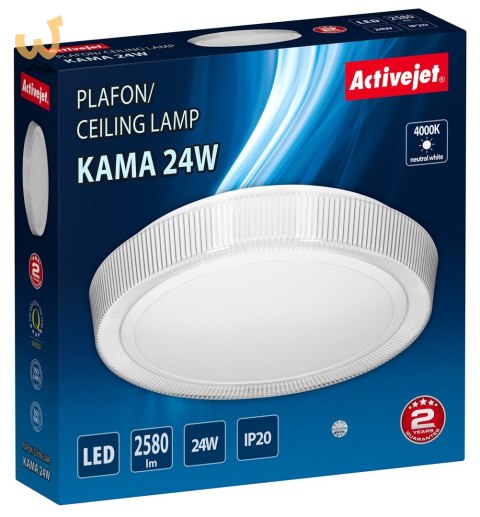 Plafon sufitowy LED Activejet AJE-KAMA 24W Plafon sufitowy LED Activejet AJE-KAMA 24W