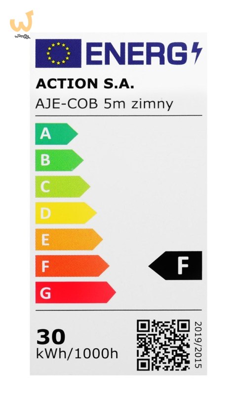 Taśma LED COB 5m barwa zimna IP20 Taśma LED COB 5m barwa zimna IP20