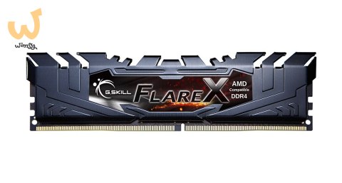 Zestaw pamięci G.SKILL FlareX AMD F4-3200C16D-32GFX (DDR4 DIMM; 2 x 16 GB; 3200 MHz; CL16) Zestaw pamięci G.SKILL FlareX AMD F4-3200C16D-32GFX (DDR4 DIMM; 2 x 16 GB; 3200 MHz; CL16)
