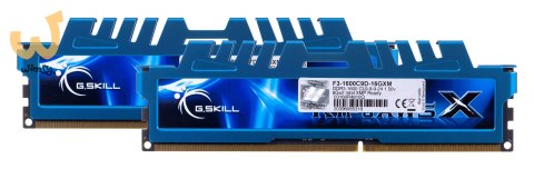 Zestaw pamięci G.SKILL RipjawsX F3-1600C9D-16GXM (DDR3 DIMM; 2 x 8 GB; 1600 MHz; CL9) Zestaw pamięci G.SKILL RipjawsX F3-1600C9D-16GXM (DDR3 DIMM; 2 x 8 GB; 1600 MHz; CL9)