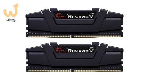 G.SKILL RIPJAWSV DDR4 2X32GB 3600MHZ CL16 XMP2 BLACK F4-3600C16D-64GVK G.SKILL RIPJAWSV DDR4 2X32GB 3600MHZ CL16 XMP2 BLACK F4-3600C16D-64GVK