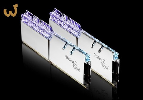 G.SKILL TRIDENTZ ROYAL RGB DDR4 2X16GB 3200MHZ CL16 XMP2 SILVER F4-3200C16D-32GTRS G.SKILL TRIDENTZ ROYAL RGB DDR4 2X16GB 3200MHZ CL16 XMP2 SILVER F4-3200C16D-32GTRS