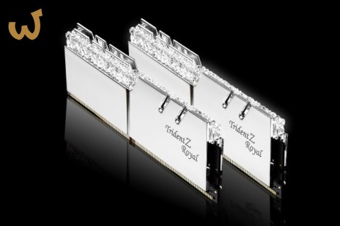 G.SKILL TRIDENTZ ROYAL RGB DDR4 2X16GB 3200MHZ CL16 XMP2 SILVER F4-3200C16D-32GTRS G.SKILL TRIDENTZ ROYAL RGB DDR4 2X16GB 3200MHZ CL16 XMP2 SILVER F4-3200C16D-32GTRS