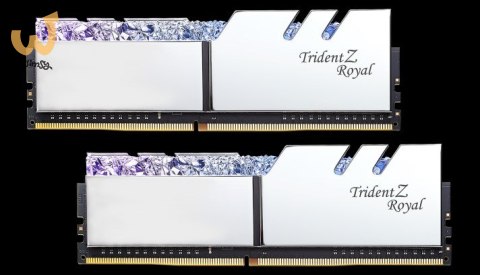 G.SKILL TRIDENTZ ROYAL RGB DDR4 2X16GB 3200MHZ CL16 XMP2 SILVER F4-3200C16D-32GTRS G.SKILL TRIDENTZ ROYAL RGB DDR4 2X16GB 3200MHZ CL16 XMP2 SILVER F4-3200C16D-32GTRS