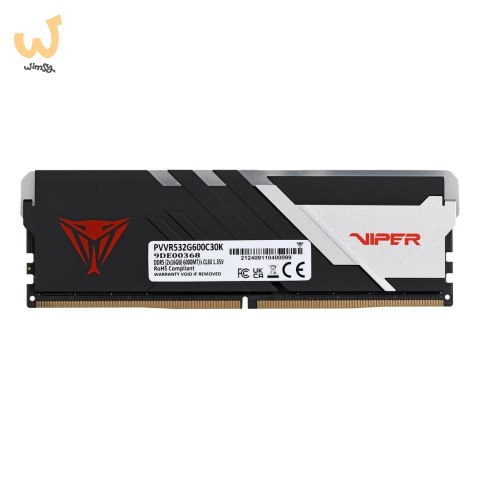 Patriot Viper Venom RGB DDR5 2x16GB 6000MHz CL30 XMP3 Patriot Viper Venom RGB DDR5 2x16GB 6000MHz CL30 XMP3