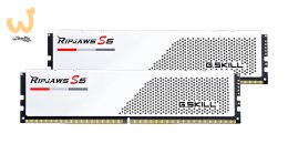 G.SKILL RIPJAWS S5 DDR5 2X16GB 5200MHZ CL40 XMP3 WHITE F5-5200J4040A16GX2-RS5W