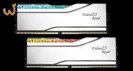 G.SKILL TRIDENT Z5 ROYAL RGB DDR5 2X16GB 6400MHZ CL30 SILVER F5-6400J3039G16GX2-TR5S