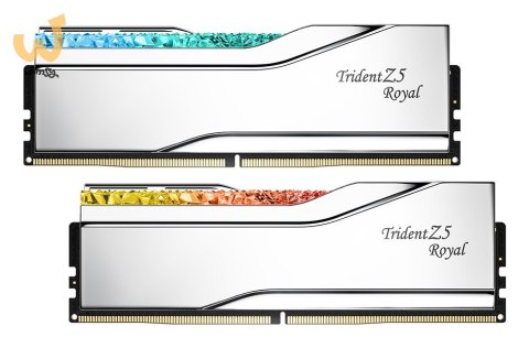 G.SKILL TRIDENT Z5 ROYAL RGB DDR5 2X16GB 7200MHZ CL34 XMP3 SILVER F5-7200J3445G16GX2-TR5S G.SKILL TRIDENT Z5 ROYAL RGB DDR5 2X16GB 7200MHZ CL34 XMP3 SILVER F5-7200J3445G16GX2-TR5S